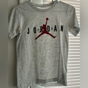 medium white-ish grayish Jordan shirt, Only wore once only.